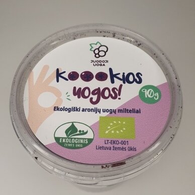 Ekologiški aronijos uogų milteliai "Koookios uogos!" 90 g (LT_EKO_001) 1