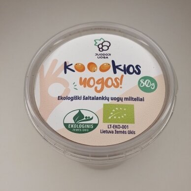 Ekologiški šaltalankių milteliai "Koookios uogos!" 80 g (LT_EKO_001) 1